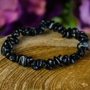 Black Tourmaline Chip Bracelet