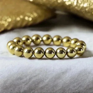 Golden Pyrite Natural Bracelet